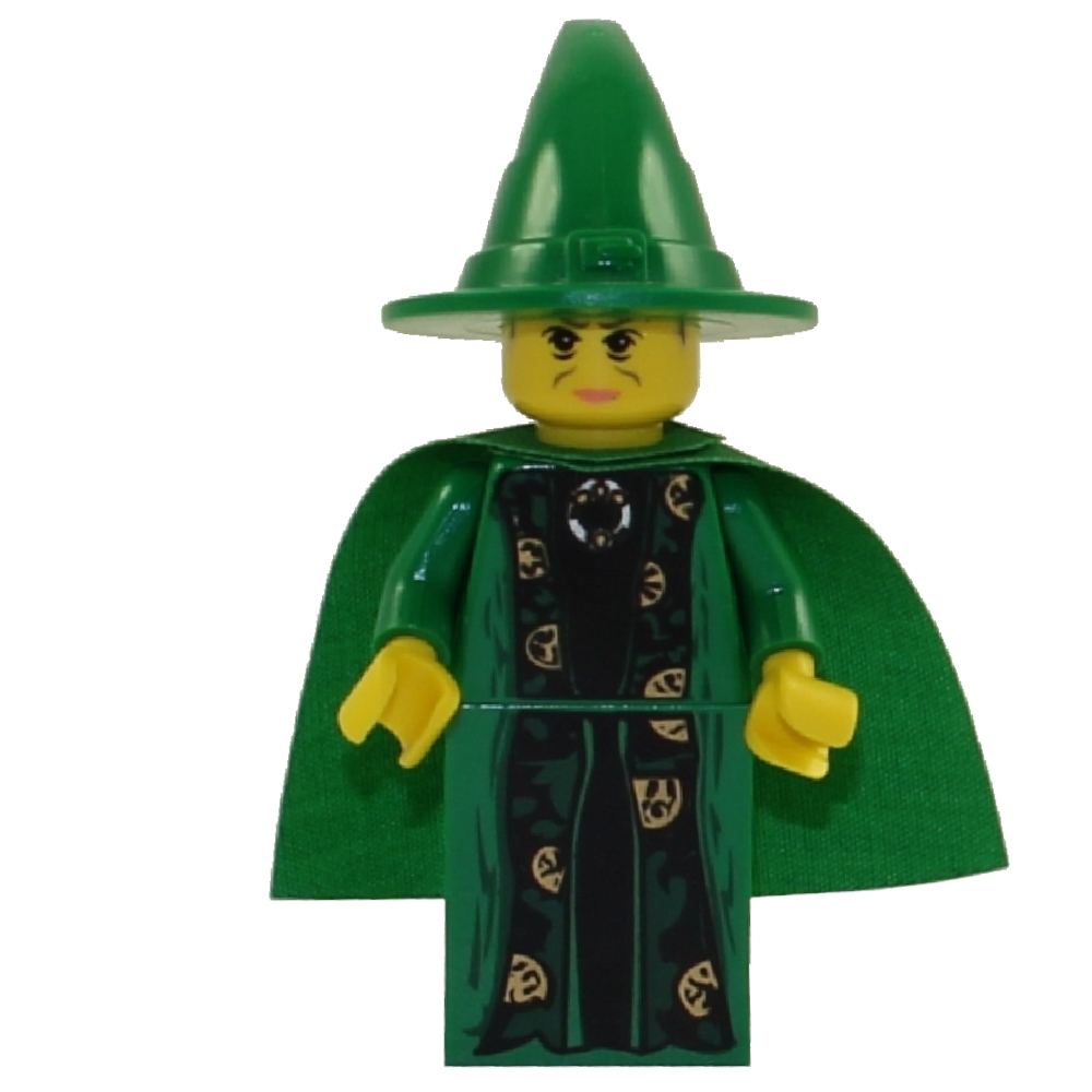 LEGO Minifigure - Harry Potter - PROFESSOR MCGONAGALL (Yellow Version)