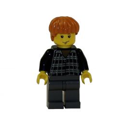 LEGO Minifigure - Harry Potter - RON WEASLEY (Black & White Plaid Shirt)