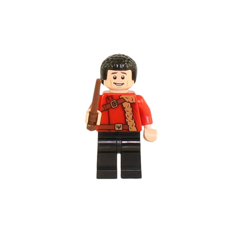 LEGO Minifigure - Harry Potter - VIKTOR KRUM w/ Wand (Red Uniform)