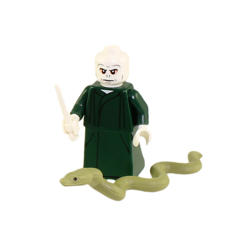 LEGO Minifigure - Harry Potter - LORD VOLDEMORT w/ Nagini the Snake