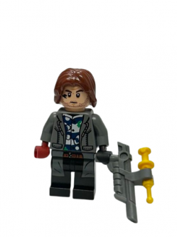 LEGO Minifigure - Jurassic World - RAINN DELACOURT with Dart Gun