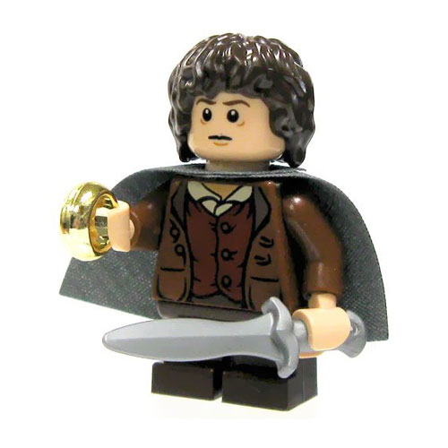 LEGO Minifigure - Lord of the Rings - FRODO BAGGINS with Sword & Ring