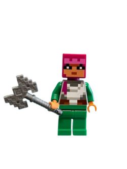 LEGO Minifigure - Minecraft - HEDWIG/ADRIENE with Axe