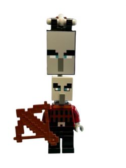 LEGO Minifigure - Minecraft - PILLAGER (Illager) with Bow & Banner