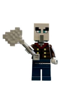 LEGO Minifigure - Minecraft - VINDICATOR (Illager) with Axe