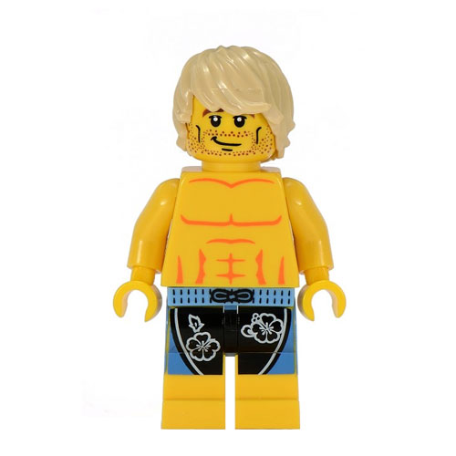 LEGO - Minifigures Series 2 - SURFER (Figure Only)