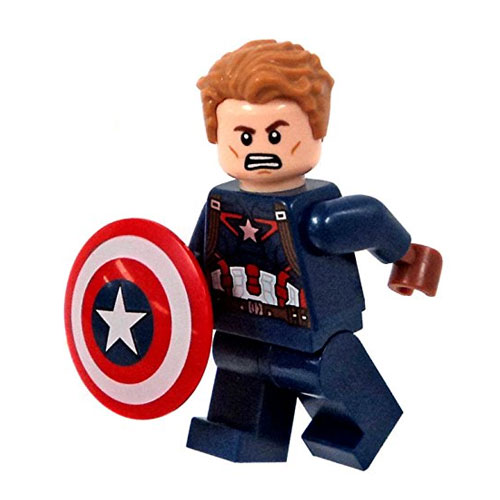 LEGO Minifigure - Marvel Super Heroes - CAPTAIN AMERICA with Shield