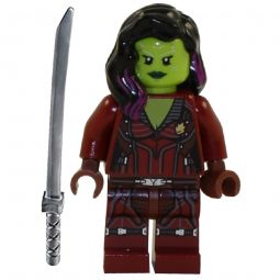 LEGO Minifigure - Marvel Comics Super Heroes - GAMORA with Sword