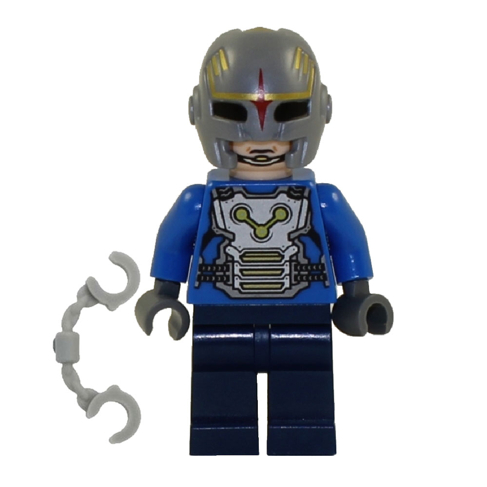 LEGO Minifigure - Marvel Comics Super Heroes - NOVA CORPS OFFICER with Handcuffs
