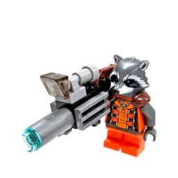 LEGO Minifigure - Marvel Super Heroes - ROCKET RACCOON with Heavy Weapon