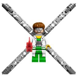 LEGO Minifigure - Marvel Super Heroes - DOCTOR OCTOPUS with Dynamite