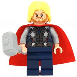 LEGO Minifigure - Marvel Super Heroes - THOR with Hammer & Cape