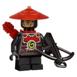 LEGO Minifigure - Ninjago - STONE SCOUT with Hat & Crossbow