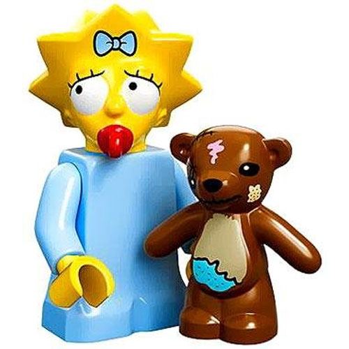 LEGO Minifigure - The Simpsons - MAGGIE with Teddy