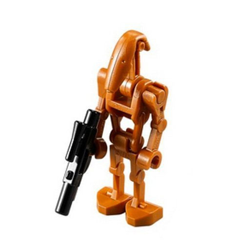 LEGO Minifigure - Star Wars - BATTLE DROID with Blaster Gun (Brown)