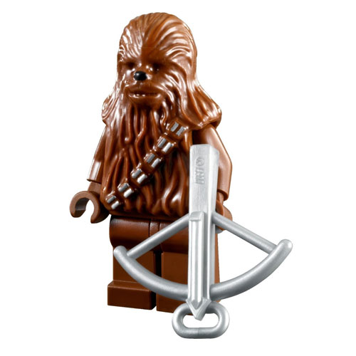 LEGO Minifigure - Star Wars - CHEWBACCA with Bowcaster (Reddish Brown)
