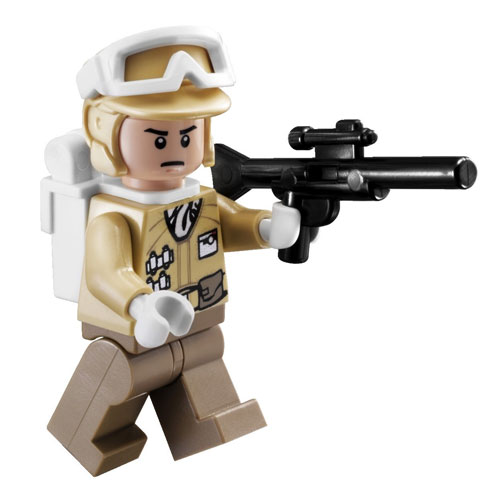 LEGO Minifigure - Star Wars - HOTH REBEL TROOPER with Blaster