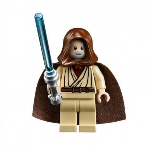 LEGO Minifigure - Star Wars - OLD OBI-WAN KENOBI with Lightsaber