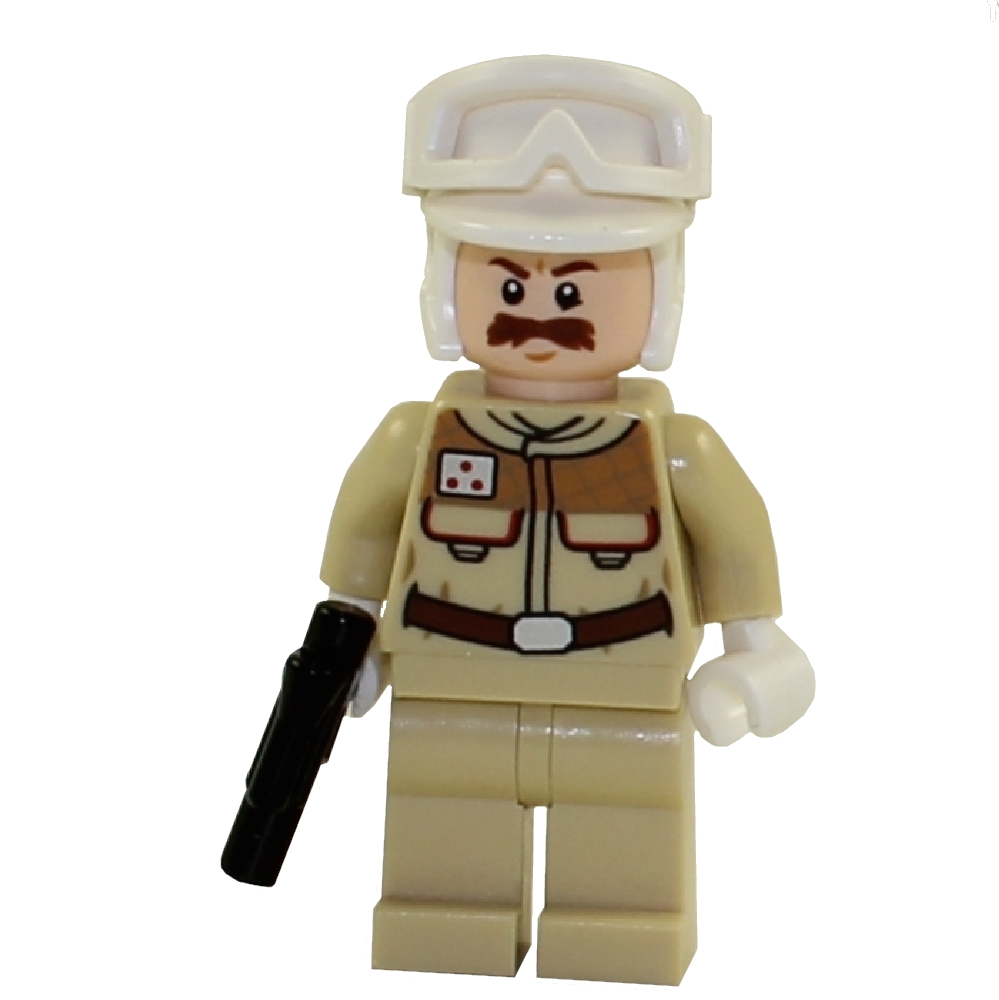 LEGO Minifigure - Star Wars - REBEL OFFICER with Blaster Pistol