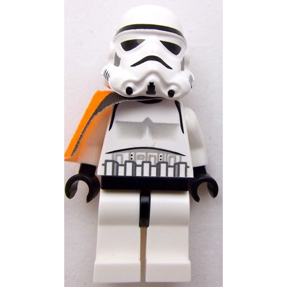 LEGO Minifigure - Star Wars - SANDTROOPER (Orange Pauldron)