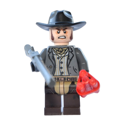 LEGO Minifigure - The Lone Ranger - BARRET with Rifle & Dynamite