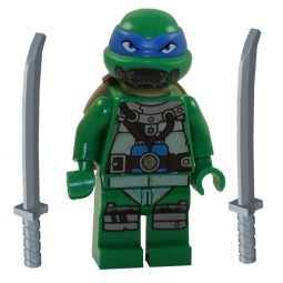 LEGO Minifigure - Teenage Mutant Ninja Turtles - LEONARDO with Swords (Scuba Suit)