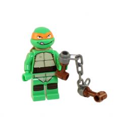 LEGO Minifigure - Teenage Mutant Ninja Turtles - MICHELANGELO with Nunchuks