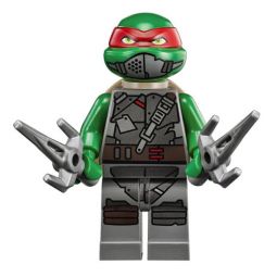 LEGO Minifigure - Teenage Mutant Ninja Turtles - RAPHAEL with Sai Weapons (Armor)