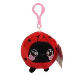 License 2 Play - Squeezamals Scented Plush - LULU the Ladybug (Plastic Key Clip - 2.5 inch)