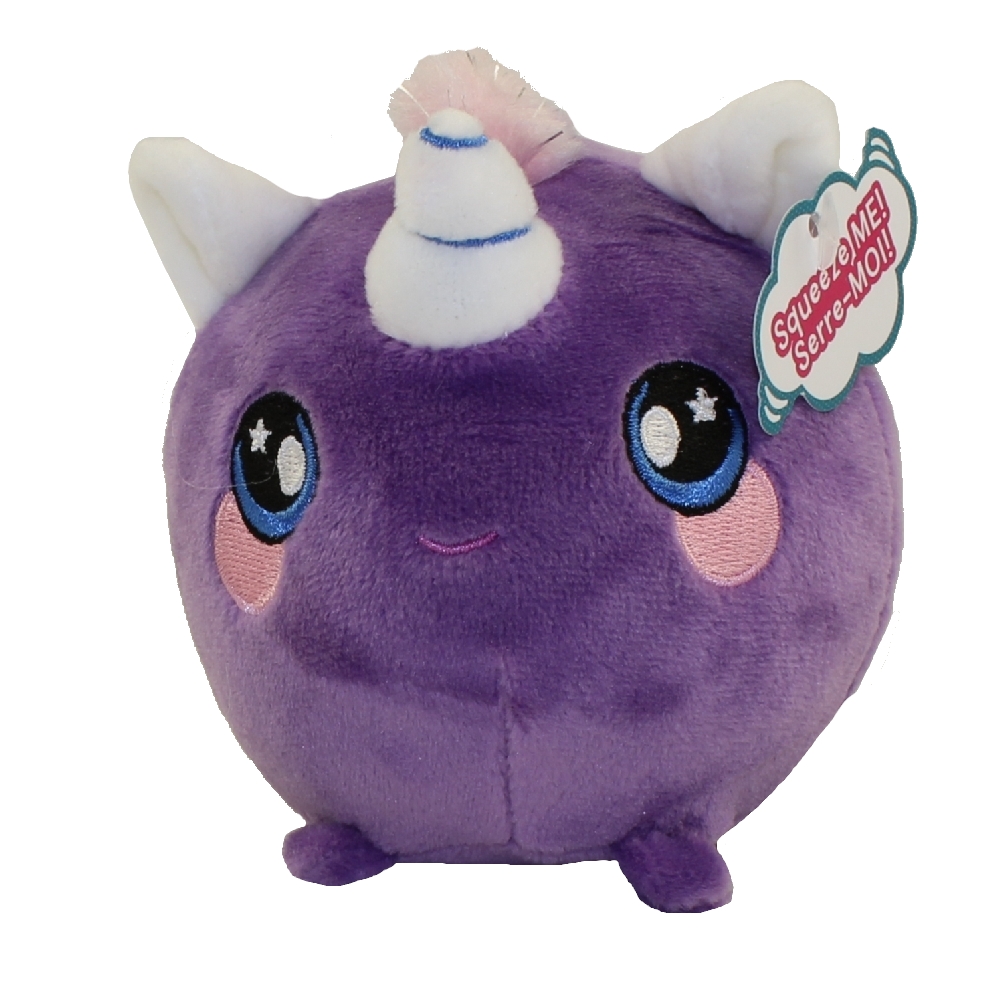 License 2 Play - Squeezamals Scented Plush S2 - KATE the Purple Unicorn (Small - 3.5 inch)