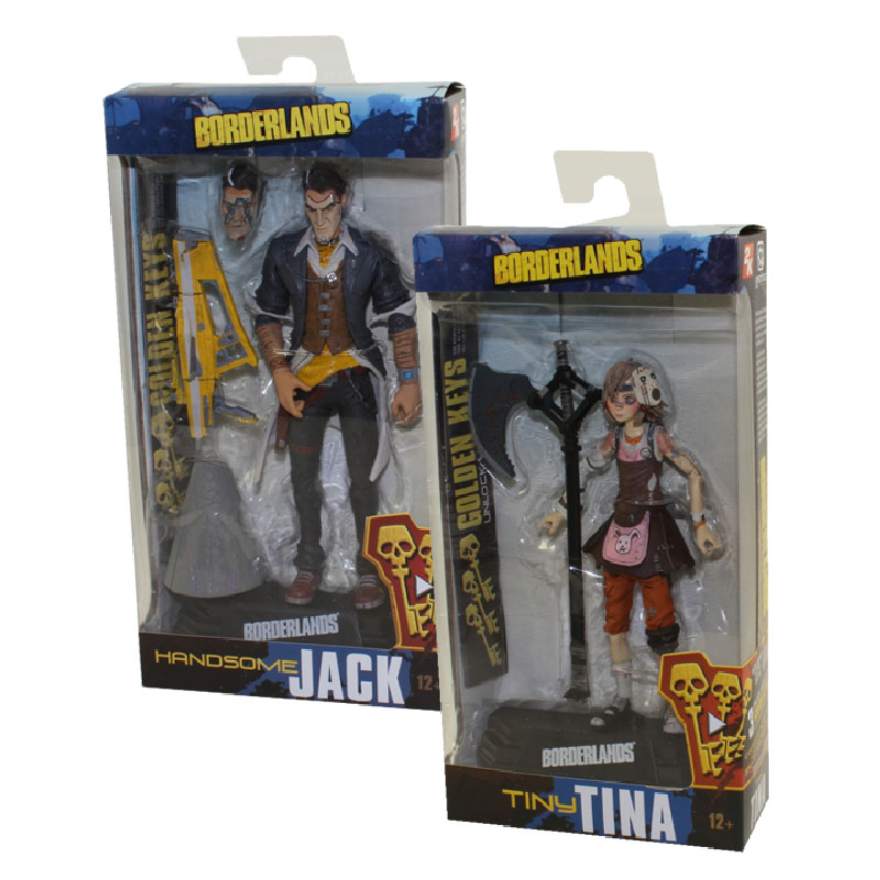 McFarlane Toys Action Figures - Borderlands - SET OF 2 (Handsome Jack & Tiny Tina)