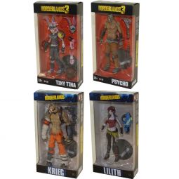 McFarlane Toys Action Figures - Borderlands S3 - SET OF 4 (Krieg, Lilith, Tiny Tina +1)