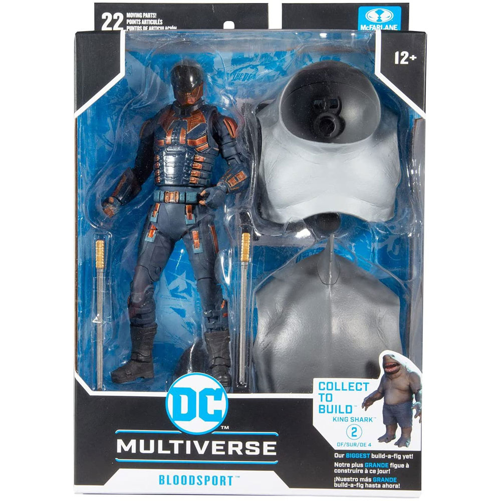 McFarlane Toys DC Multiverse Build-A King Shark Figure - The Suicide Squad - BLOODSPORT (7 inch)
