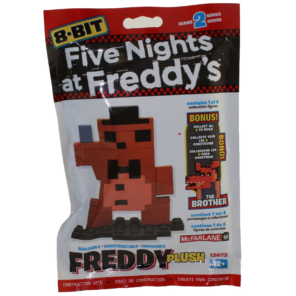 McFarlane Toys - Five Nights at Freddy's - 8-Bit Buildable Figure S2 - PLUSH FREDDY