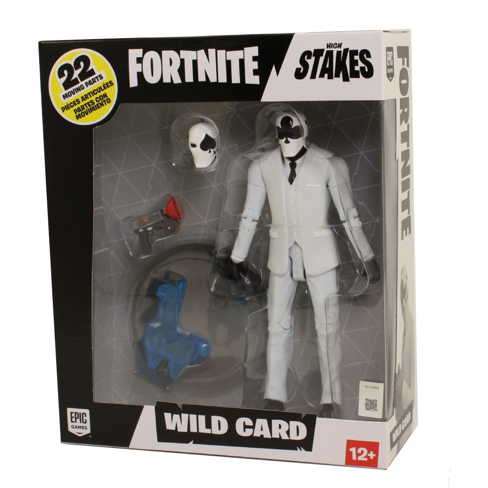 McFarlane Toys Action Figure - Fortnite Battle Royale S5 - WILD CARD (Black)(Spade & Club)(7 inch)