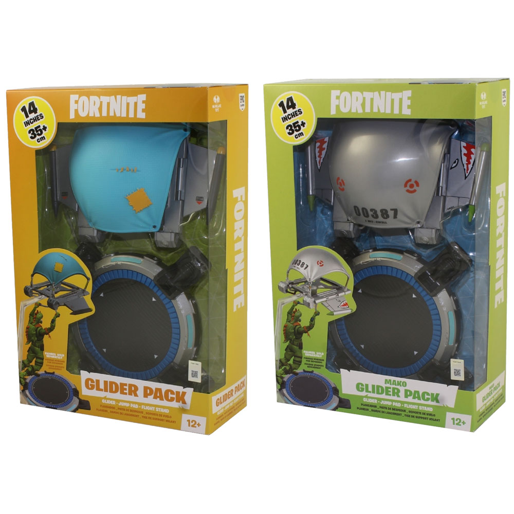 McFarlane Toys Glider Packs - Fortnite Battle Royale - SET OF 2 GLIDERS (Default & Mako)