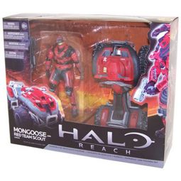 McFarlane Toys Action Figure - Halo Reach Vehicle - FORGE WORLD (Mongoose w/ Red Team Scout)