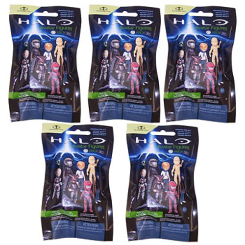 McFarlane Toys Action Figure - Halo Avatar Figures Series 2 - (5 Random Packs)