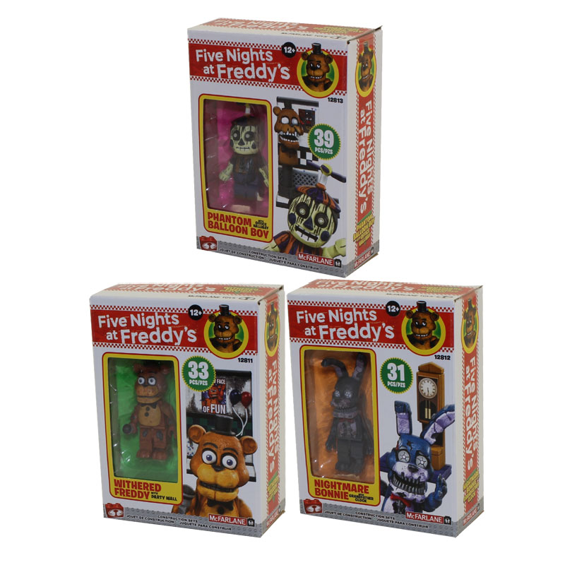 McFarlane Toys Building Micro Sets - Five Nights at Freddy's S3 - SET OF 3