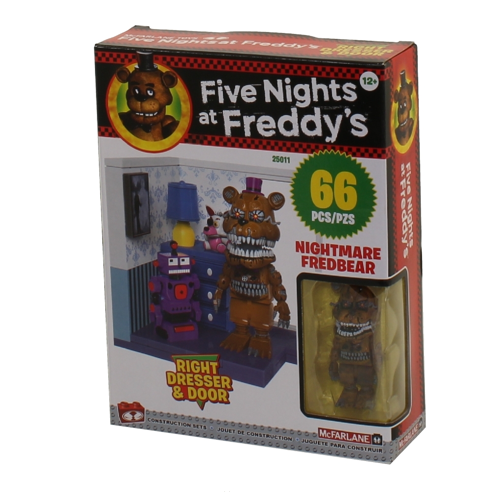 McFarlane Toys Building Small Sets - Five Nights at Freddy's S4 - RIGHT DRESSER & DOOR