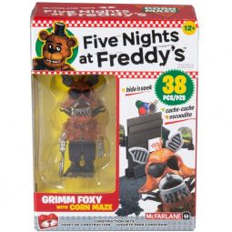 McFarlane Toys Building Micro Sets - Five Nights at Freddy's S6 - GRIMM FOXY w/ Corn Maze (38 Pcs)