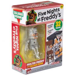 McFarlane Building Micro Sets - Five Nights at Freddy's S6 - MOLTEN FREDDY w/ Salvage Room (32 Pcs)