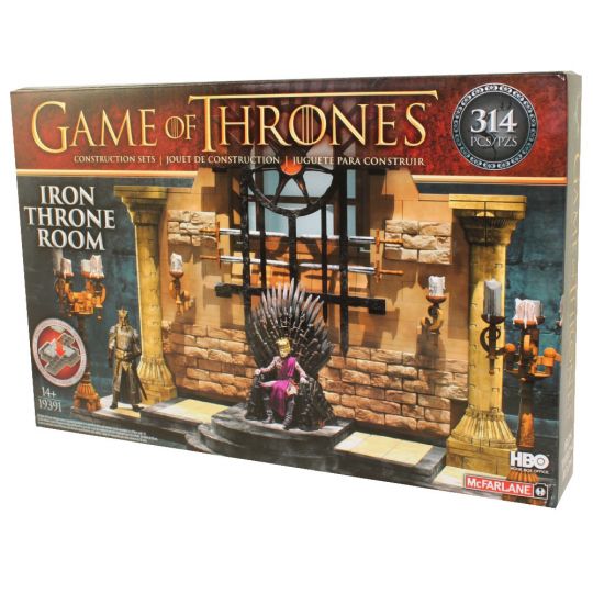 Game of Thrones S1 Iron Throne Room McFarlane Toys Building Sets 314 Pieces for sale online