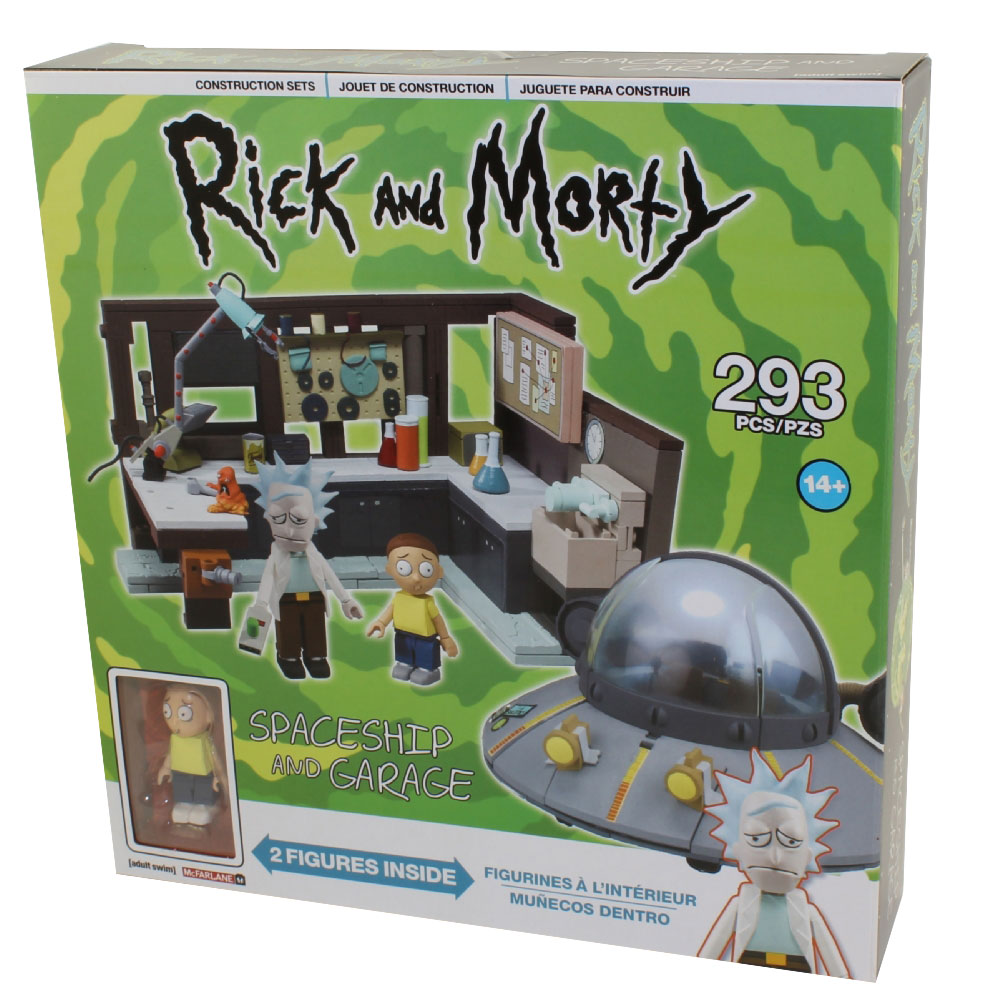McFarlane Toys Building Large Sets - Rick and Morty - SPACESHIP GARAGE: - Toys, Plush, Trading Cards, Action Figures & Games online retail store shop sale McFarlane Toys Building Large Sets - Rick and Morty - SPACESHIP GARAGE: - Toys, Plush, Trading Cards, Action Figures & Games online retail store shop sale