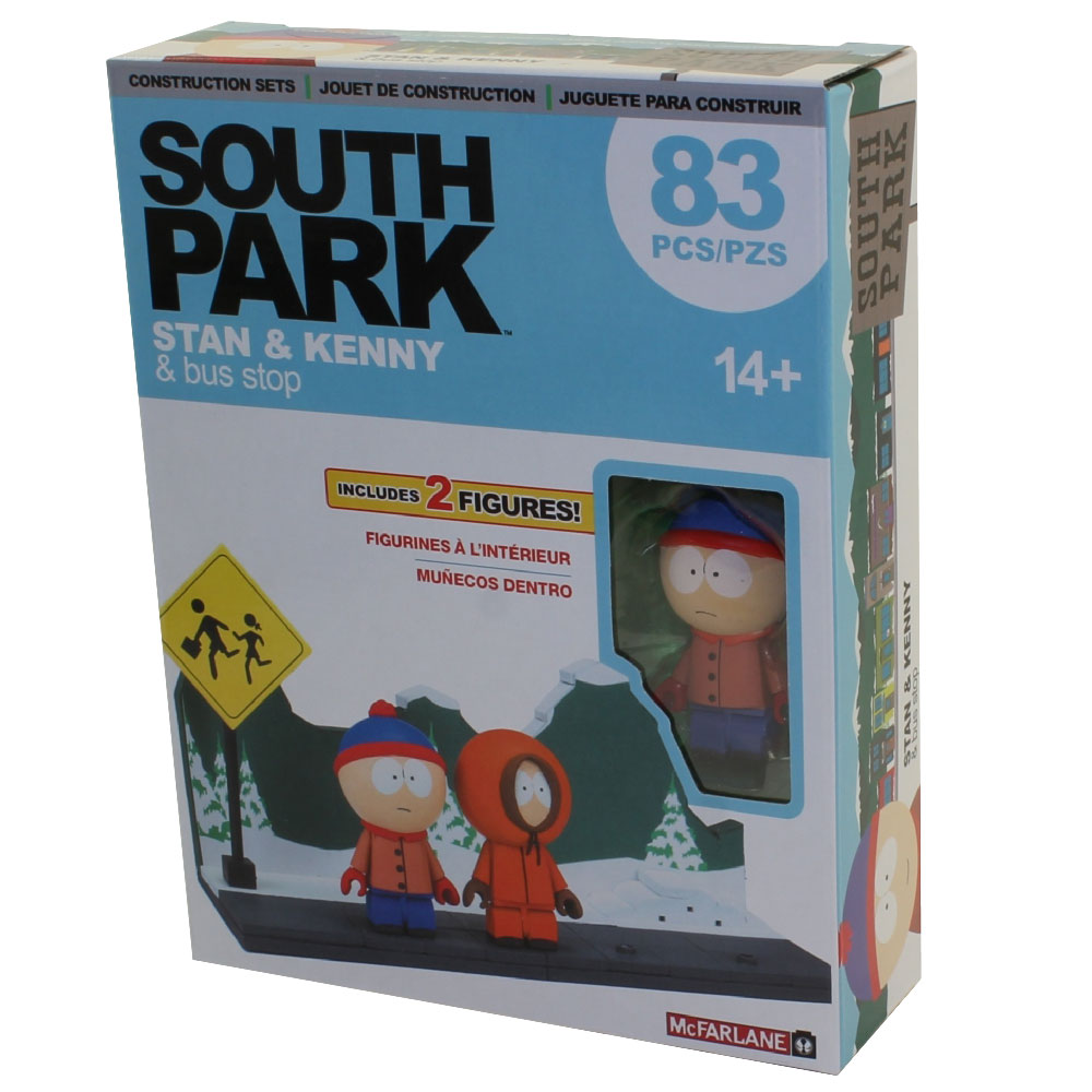 McFarlane Toys Building Small Sets - South Park - BUS STOP (Kenny & Stan)