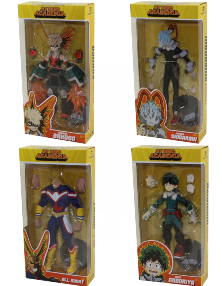 McFarlane Toys Action Figures - My Hero Academia S1 - SET OF 4 (Izuku, All Might +2)