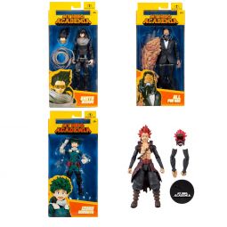 McFarlane Toys Action Figures - My Hero Academia S3 - SET OF 4 (Izuku, Eijiro, Shoto +1)(7 in)