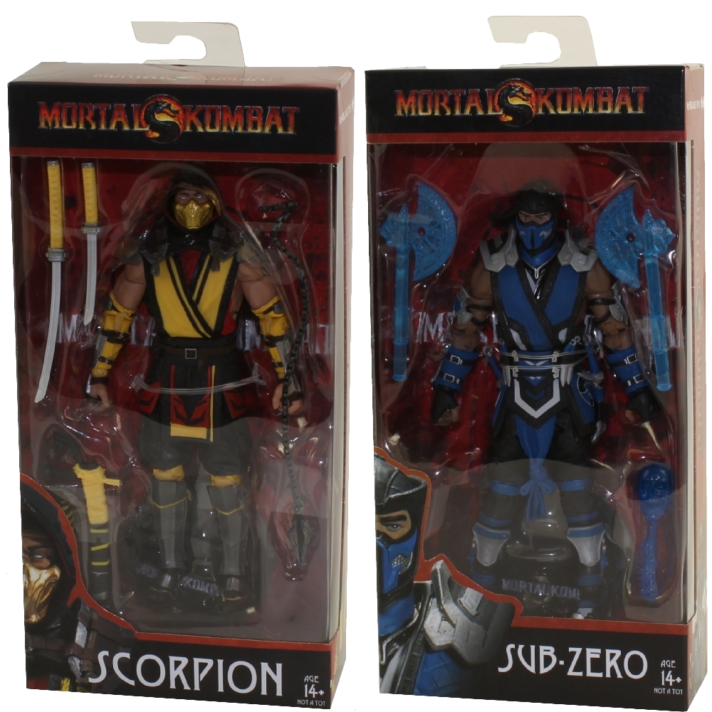 McFarlane Toys Action Figures - Mortal Kombat - SET OF 2 (Scorpion & Sub-Zero)