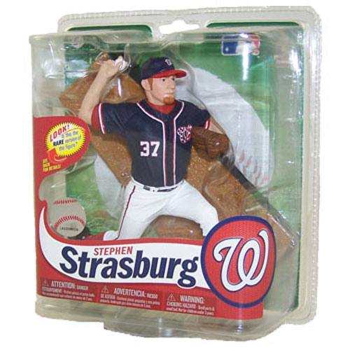 McFarlane Toys Action Figure - MLB Sports Picks Series 31 - STEPHEN STRASBURG (WAS Blue Jersey)