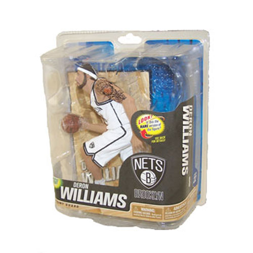 McFarlane Toys Action Figure - NBA Sports Picks Series 22 - DERON WILLIAMS (White Jersey)